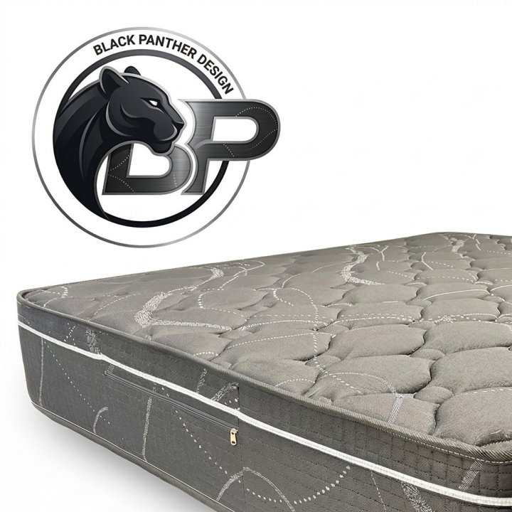 Ορθοπεδικό Στρώμα Aurora 30cm | Σκληρή Στήριξη Mini Bonnell & Μαύρο Ύφασμα Black Panther  - Custom Strom