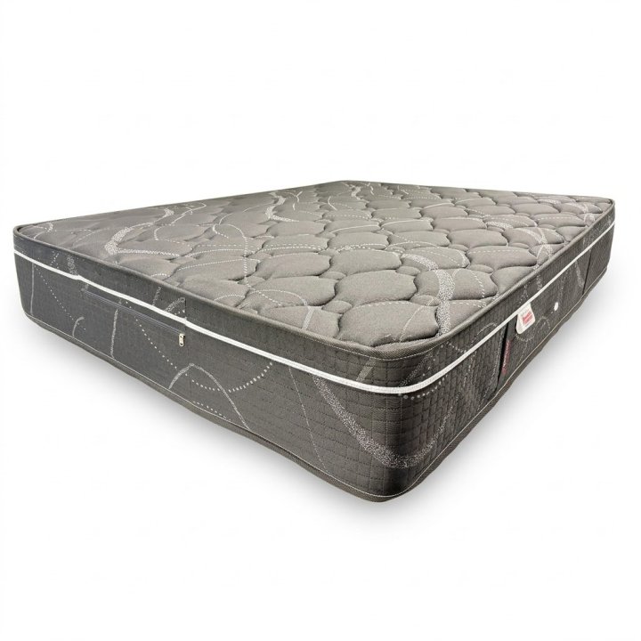 Ορθοπεδικό Στρώμα Aurora 30cm | Σκληρή Στήριξη Mini Bonnell & Μαύρο Ύφασμα Black Panther  - Custom Strom